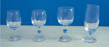 Glass Wine cups 4033