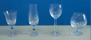 Стеклянные бокалы для вина 9097