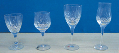 BOSSUNS+ Glaswerk Glazen wijnbekers 4060