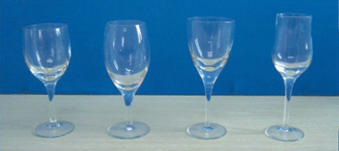 BOSSUNS+ Taças de vidro para vinho de vidro L2002-4