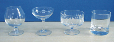 BOSSUNS+ Bicchieri da vino in vetro XY441 CXP0611