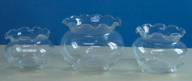 Glass fish bowls 210